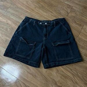 Black Cargo Shorts
